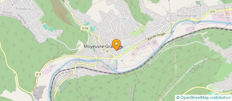 localisation de l'entreprise ALNEGOCE IMMO  MOYEUVRE-GRANDE