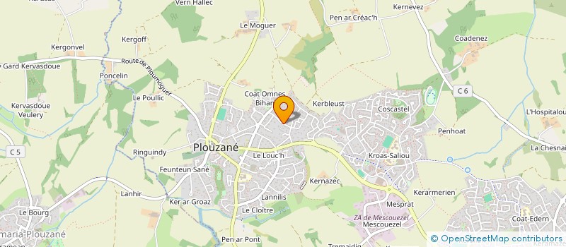 localisation de l'entreprise ALNET S.A.S. à PLOUZANE