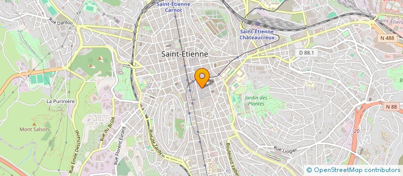 localisation de l'entreprise ALNEW  SAINT-ETIENNE