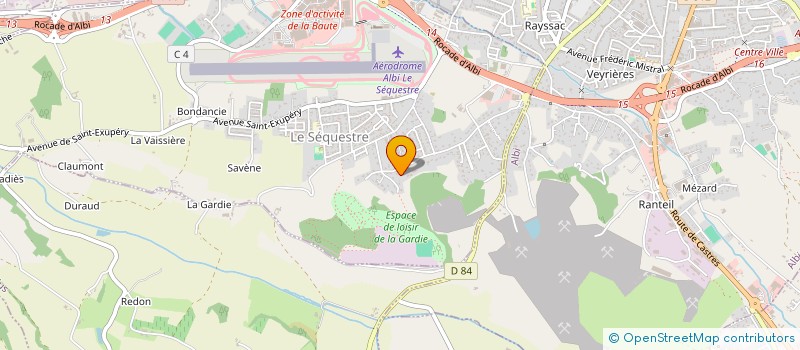 localisation de l'entreprise ALNG  LE SEQUESTRE