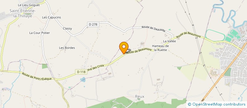 localisation de l'entreprise ALNH  REUX