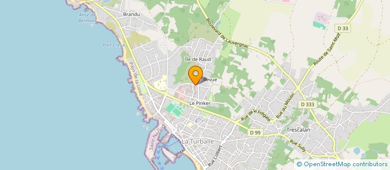 localisation de l'entreprise ALNI  LA TURBALLE