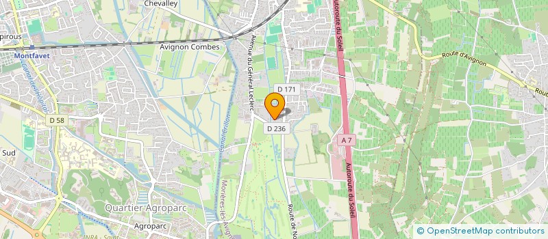 localisation de l'entreprise ALNOR  MORIERES-LES-AVIGNON