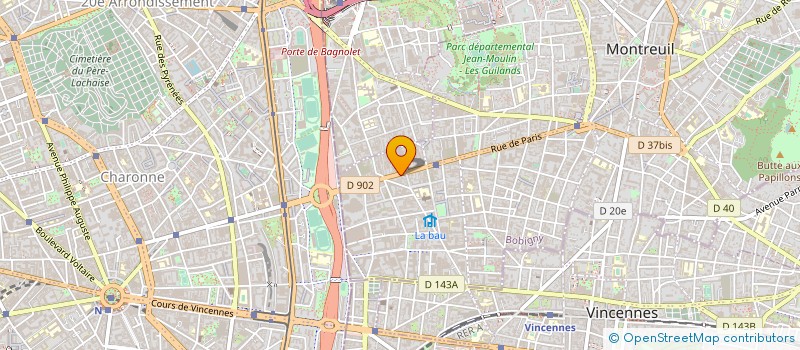 localisation de l'entreprise ALNOUR à MONTREUIL
