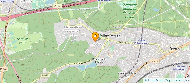 localisation de l'entreprise ALNT  VILLE-D'AVRAY