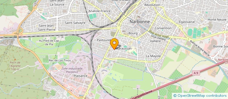 localisation de l'entreprise ALO IRRIGATION à NARBONNE