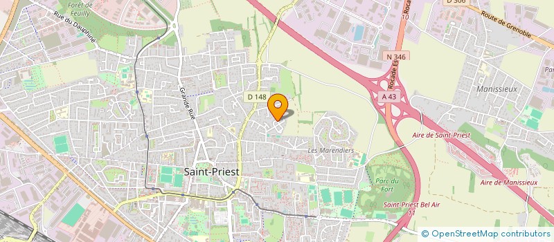 localisation de l'entreprise ALO  MIK FRANCE  SAINT-PRIEST