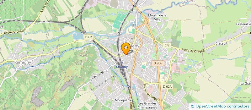 localisation de l'entreprise ALO VITI  CHAGNY