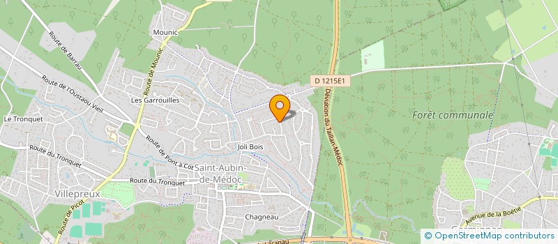 localisation de l'entreprise ALOA  SAINT-AUBIN-DE-MEDOC