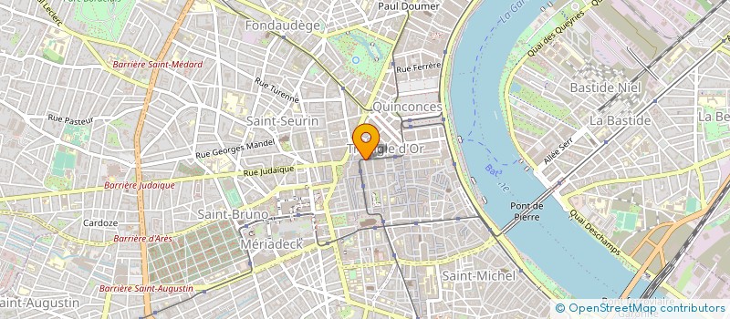 localisation de l'entreprise ALOA à BORDEAUX