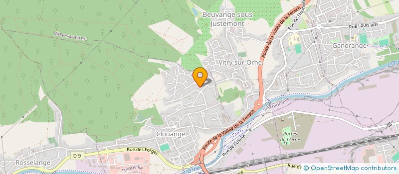 localisation de l'entreprise ALOA  CLOUANGE