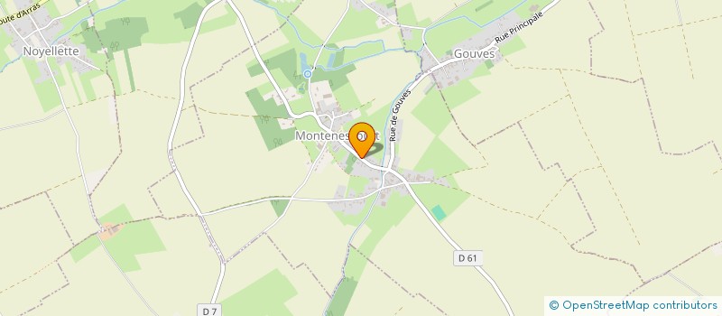 localisation de l'entreprise ALOA HOLDING  MONTENESCOURT