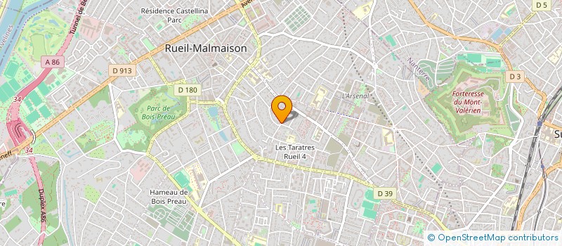 localisation de l'entreprise ALOAH à RUEIL-MALMAISON