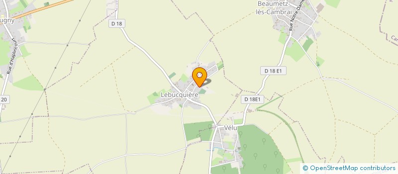 localisation de l'entreprise ALOBAT HABITAT  BAPAUME