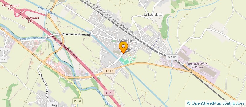 localisation de l'entreprise ALOBOH PLOMBERIE  BAZIEGE