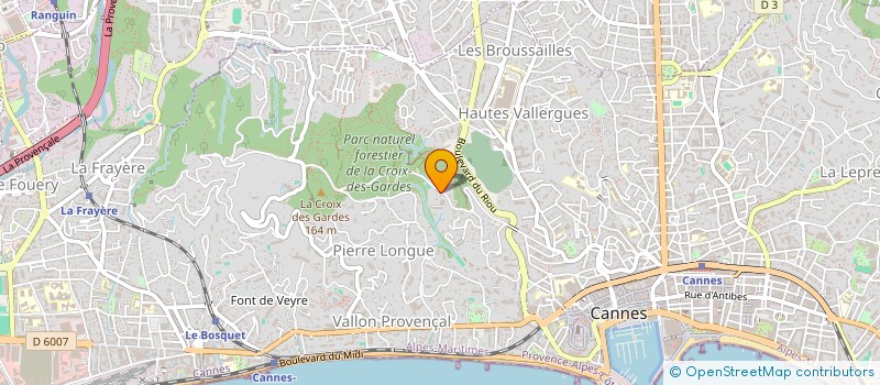 localisation de l'entreprise ALOC 13  CANNES