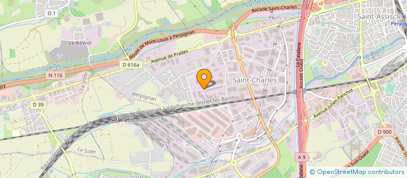 localisation de l'entreprise ALOCENA à PERPIGNAN
