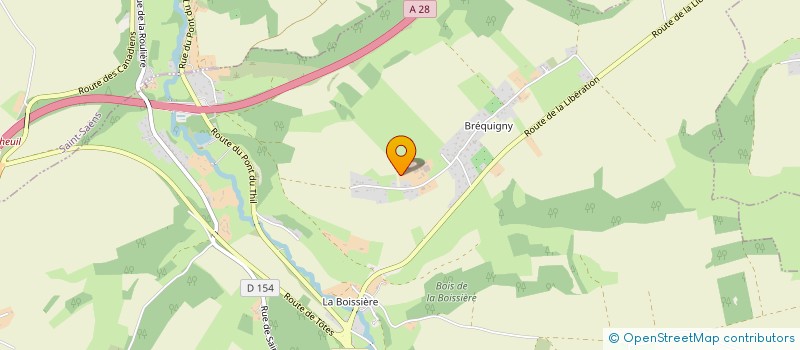 localisation de l'entreprise ALODA  SAINT-SAENS