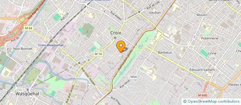 localisation de l'entreprise ALODI-ALOYA à CROIX