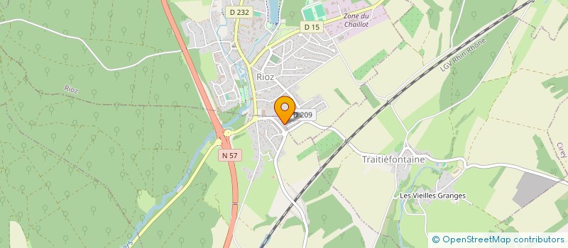 localisation de l'entreprise ALODICE  NEUVELLE-LES-CROMARY