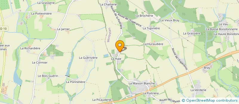 localisation de l'entreprise ALOE  MONTRELAIS