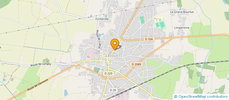 localisation de l'entreprise ALOE  LEZOUX