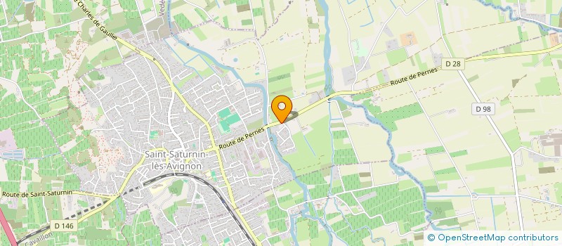 localisation de l'entreprise ALOE  SAINT-SATURNIN-LES-AVIGNON