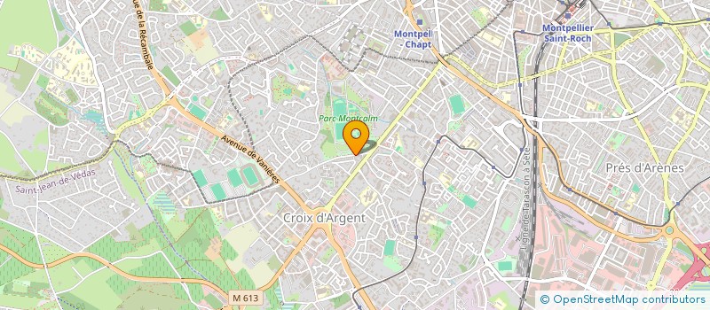 localisation de l'entreprise ALOE CREA PROD ACP à MONTPELLIER