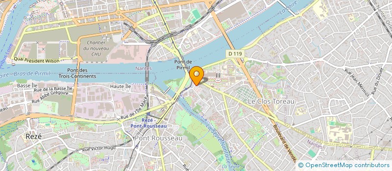 localisation de l'entreprise ALOE IMMOBILIER à NANTES