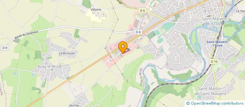 localisation de l'entreprise ALOE TERRA  AZAY-LE-BRULE