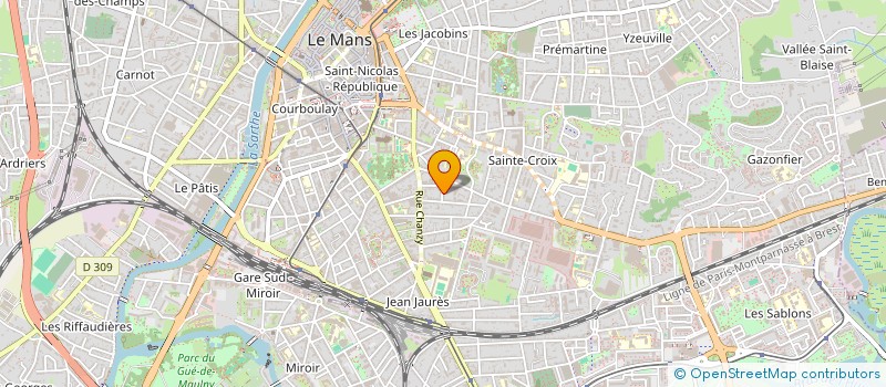 localisation de l'entreprise ALOELLE  LE MANS