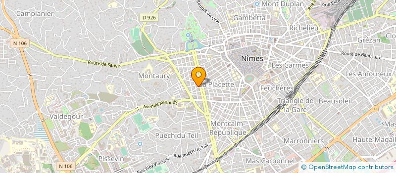 localisation de l'entreprise ALOGNA DE SOUZA ET CIE à NIMES