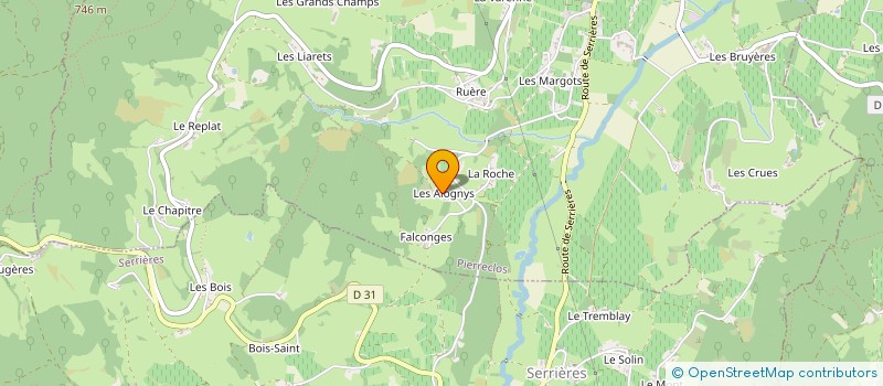 localisation de l'entreprise ALOGNYS CONSEIL  PIERRECLOS