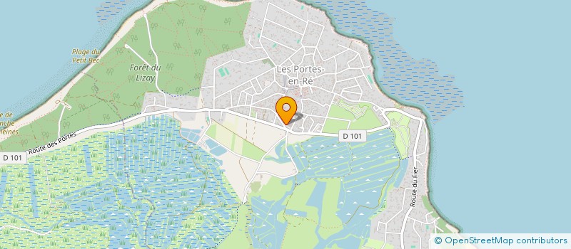 localisation de l'entreprise ALOHA 2  LES PORTES-EN-RE