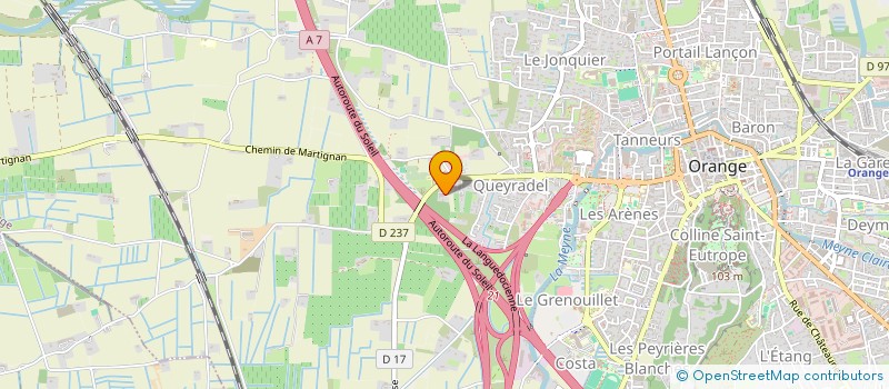 localisation de l'entreprise ALOHA  ORANGE