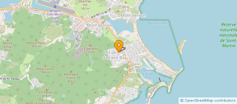 localisation de l'entreprise ALOHA à SAINT MARTIN