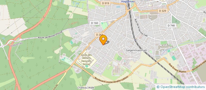 localisation de l'entreprise ALOHA  HAGUENAU