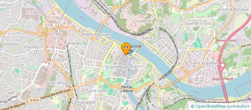 localisation de l'entreprise ALOHA  BAYONNE