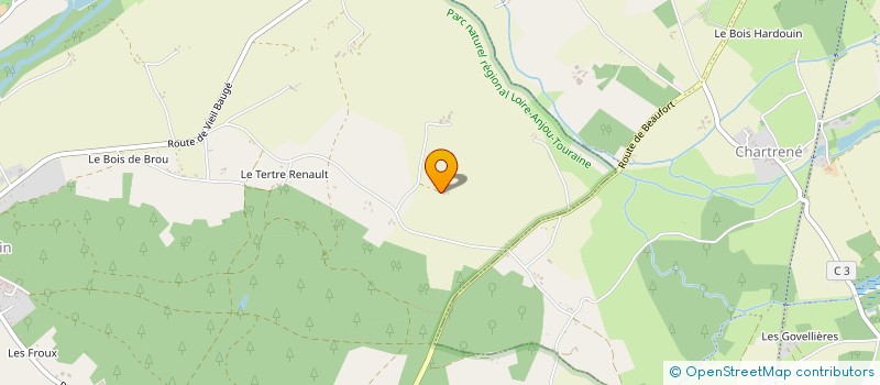 localisation de l'entreprise ALOHA à BRISSAC LOIRE AUBANCE