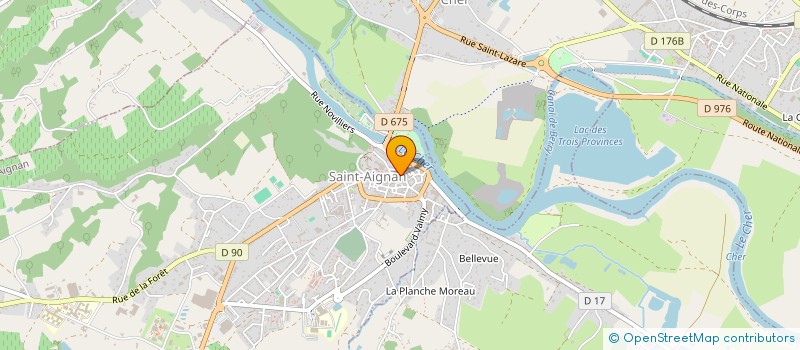 localisation de l'entreprise ALOHA  SAINT-AIGNAN