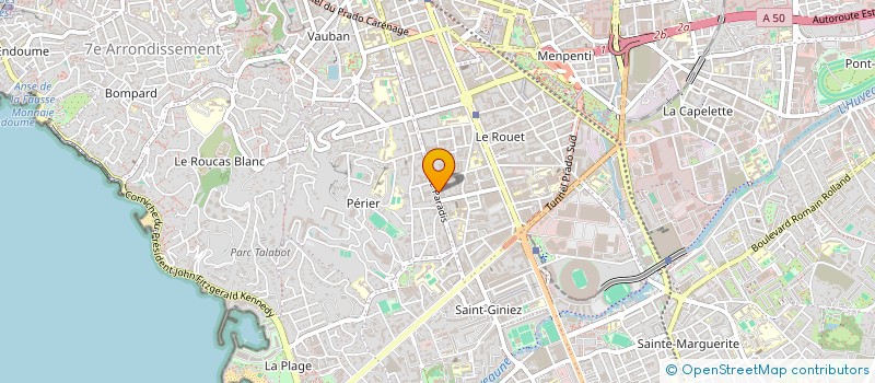 localisation de l'entreprise ALOHA COMMUNICATION à MARSEILLE