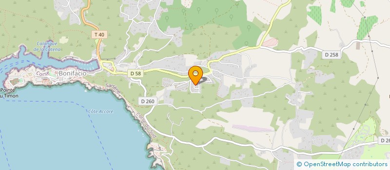 localisation de l'entreprise ALOHA-CORSICA à BONIFACIO