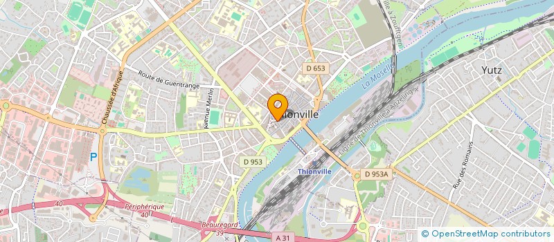 localisation de l'entreprise ALOHA GAMES  THIONVILLE