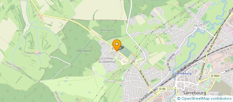 localisation de l'entreprise ALOHA LOISIRS ET FORMATIONS à SARREBOURG