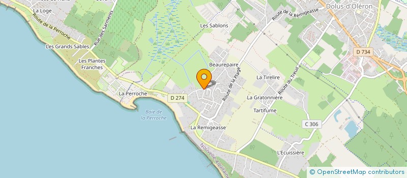 localisation de l'entreprise ALOHA'OHANA à DOLUS-D'OLERON