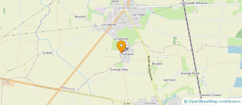 localisation de l'entreprise ALOHA PISCINES à VILLEFRANCHE-SUR-SAONE