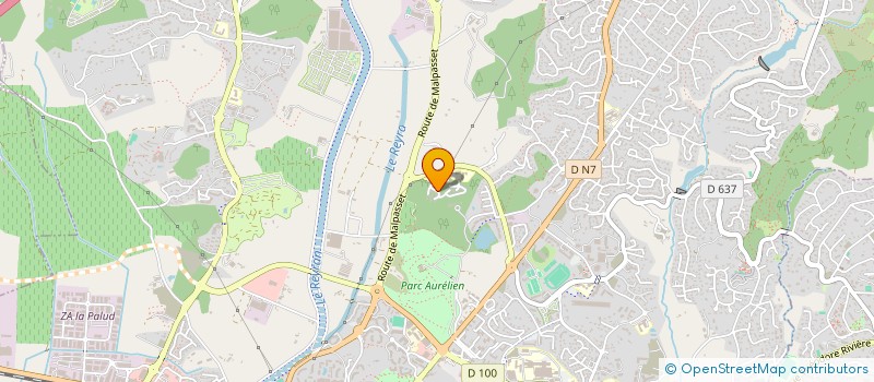 localisation de l'entreprise ALOHA SKATEBOARD CLUB VAR  FREJUS