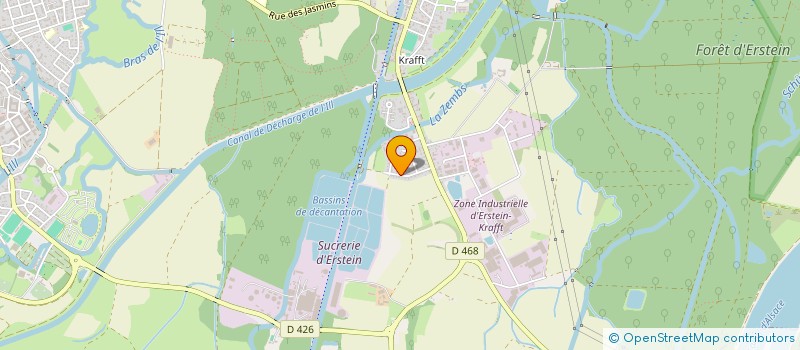 localisation de l'entreprise ALOHA TAXI  ERSTEIN