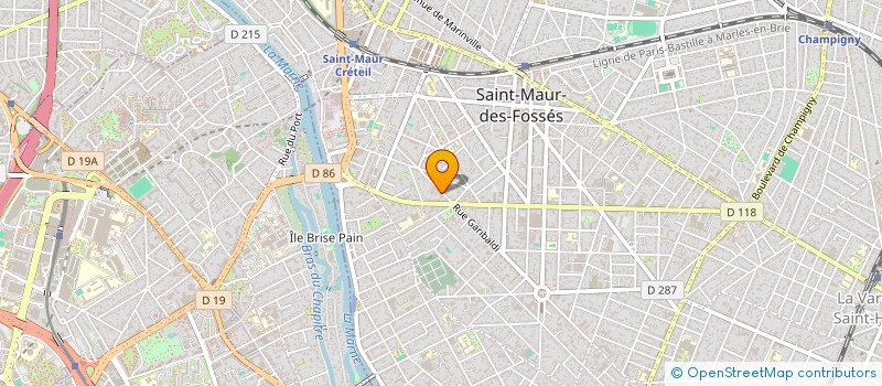 localisation de l'entreprise ALOHA TAXI 94  SAINT-MAUR-DES-FOSSES