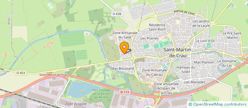 localisation de l'entreprise ALOHA TAXI & CO à SAINT-MARTIN-DE-CRAU